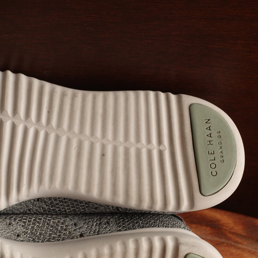 Cole Haan Oxfords Mens SZ 10M Gray Zerogrand Stitchlite Knit Dress‎ Shoes C35109 - Picture 11 of 13